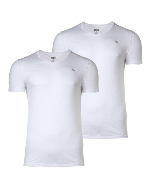 DIESEL Umtee-Michael-Tube-Twopack T-Shirt in Blue für Herren