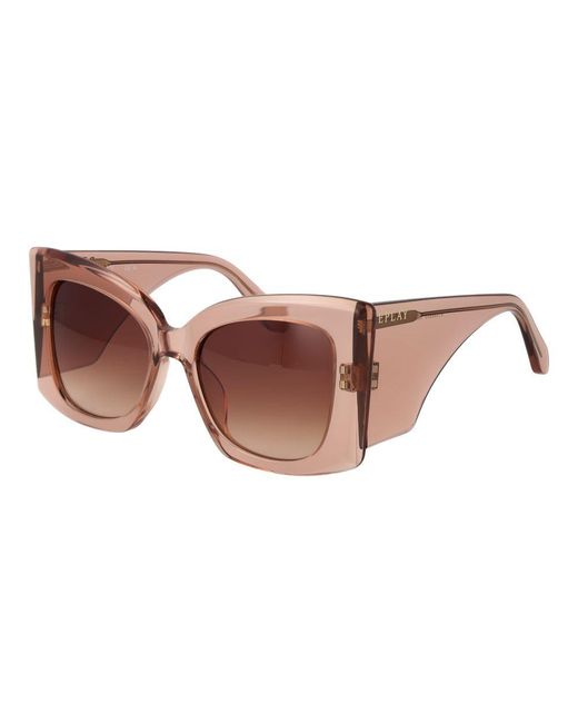 Replay Brown Plastic Sunglasses