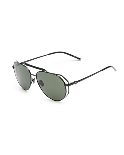 Belstaff Metallic Black Titanium Sunglasses for men