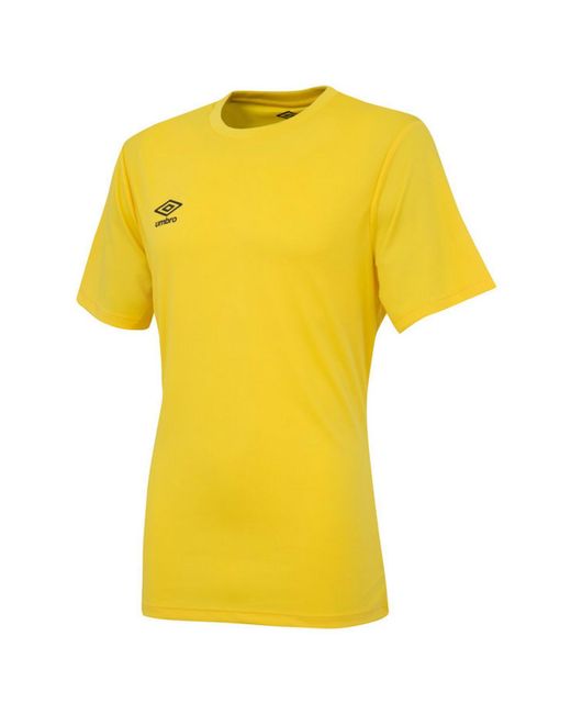 Umbro Yellow Club Short-Sleeved Jersey for men
