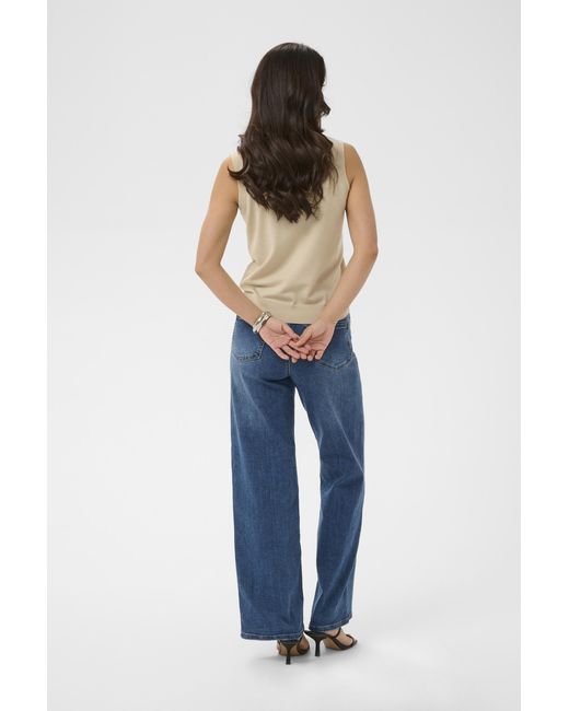 Kaffe Pullover Kalizza Pullover Regular Fit in het Blue