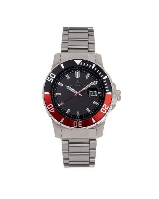 Nautis Multicolor Admiralty Pro 200 Bracelet Watch W/Date for men
