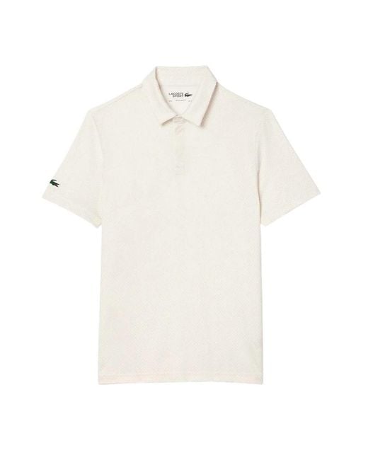 Lacoste Uv-bescherming Regular Golf Poloshirt (crème) in het White voor heren