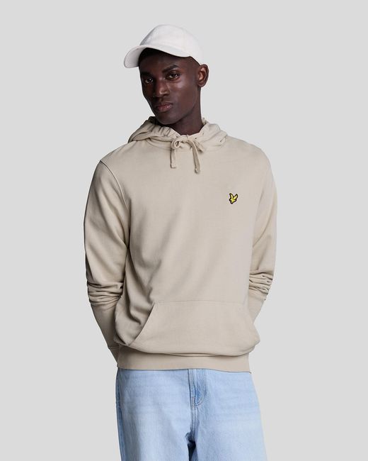 Lyle & Scott Natural Pullover Hoodie Cotton for men