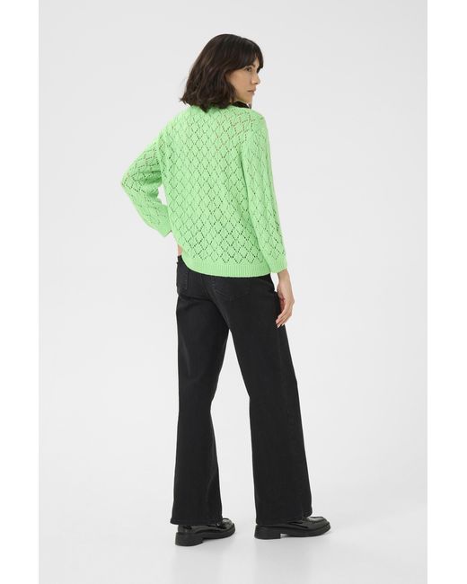 Kaffe Pullover Loose Fit Light in het Green