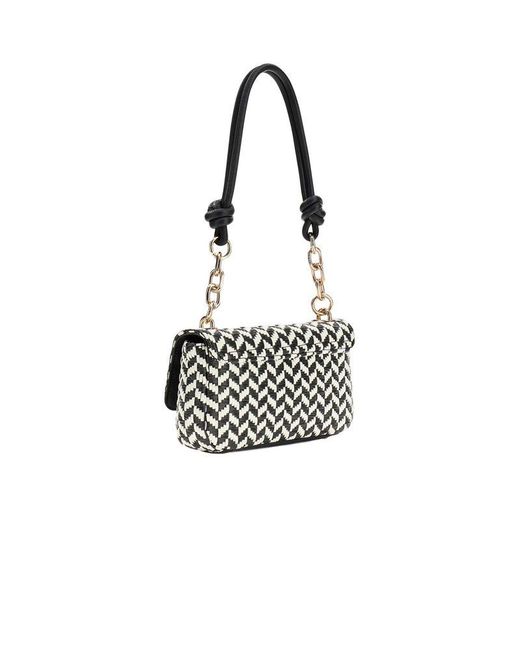 Guess White Schultertasche Multi
