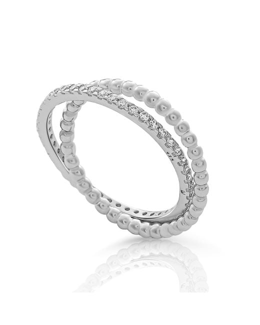 Orphelia Metallic 'Everest' 925 Sterling Ring