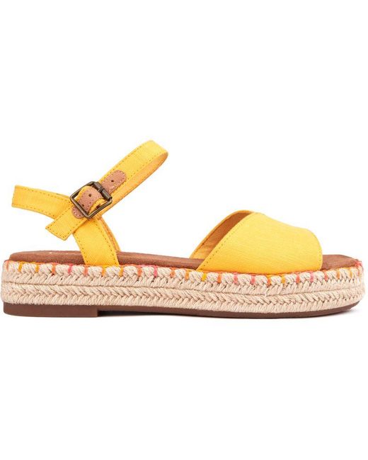 TOMS Metallic Abby Flatform Sandals