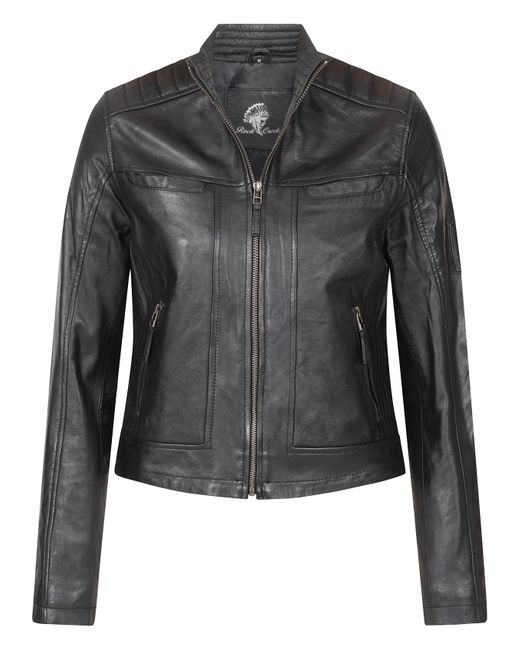 Rock Creek Black Lederjacke