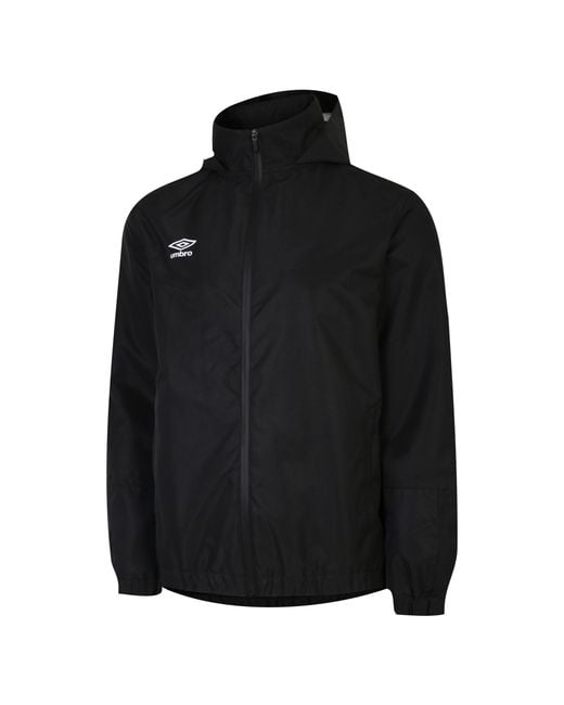 Umbro Black Total Training Waterproof Jacket Cotton for men