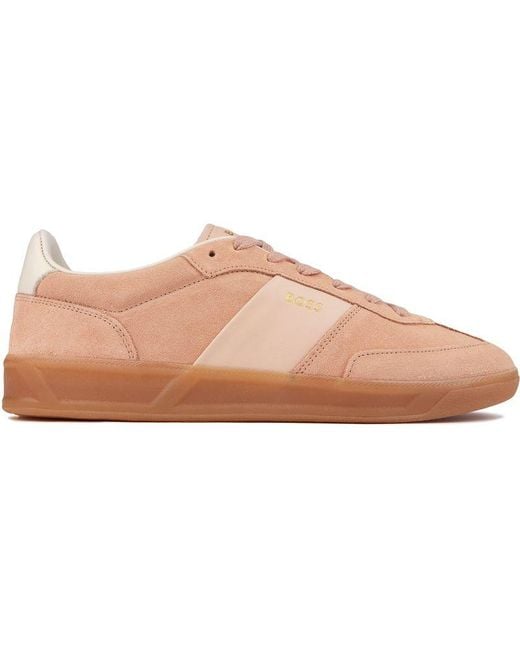 Boss Pink Brenta Tenn Trainers