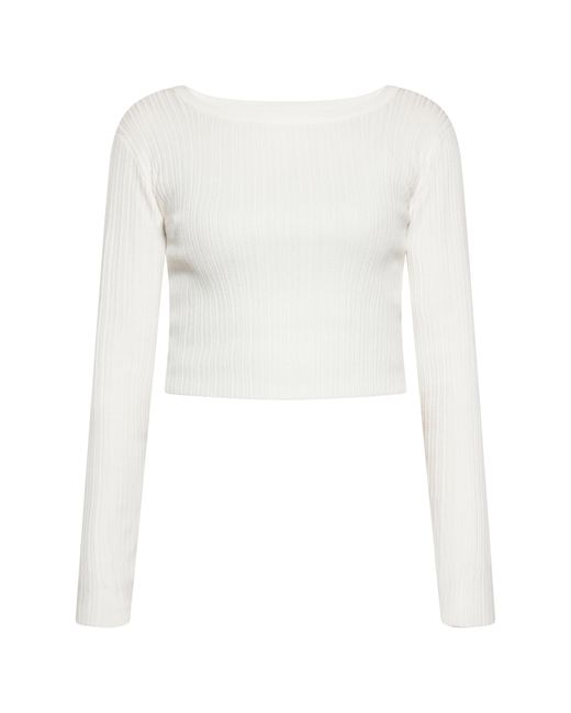 faina Blouse Wolwit in het White