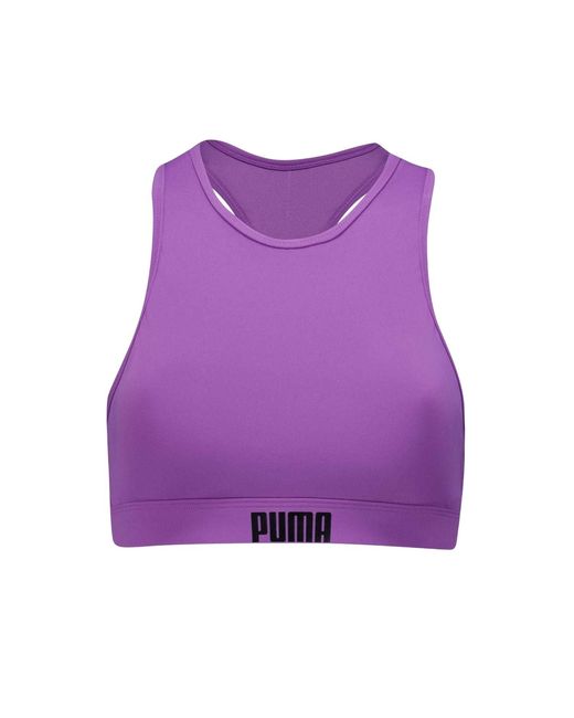PUMA Performance-Bikinitop Voor in het Purple