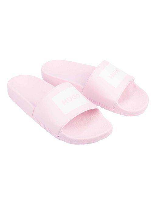 Boss Pink "Timein" Badesandale Für Damen