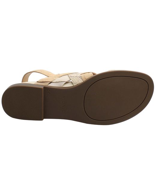 Vionic White Kendra Snake Damen Sandalen