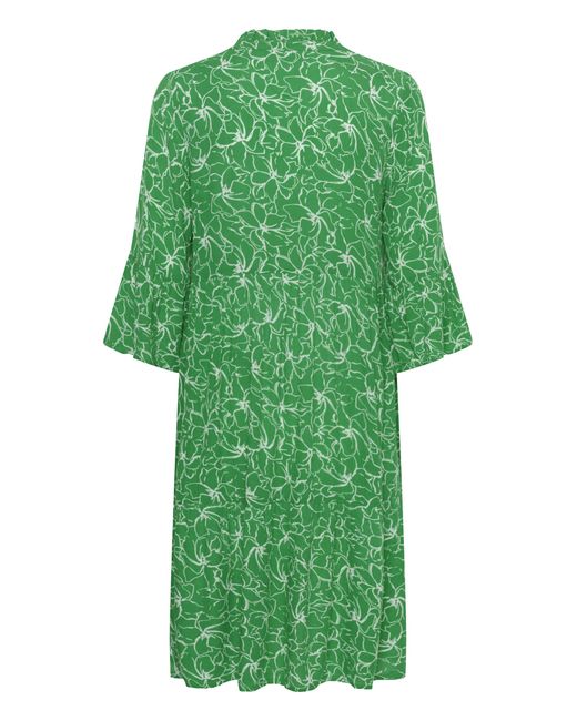 Kaffe Jurk Kaellen Jurk A-Shape in het Green