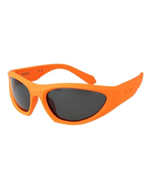 Polaroid Orange Plastic Sunglasses