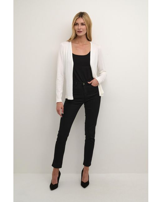 Kaffe Vest Regular Fit in het White