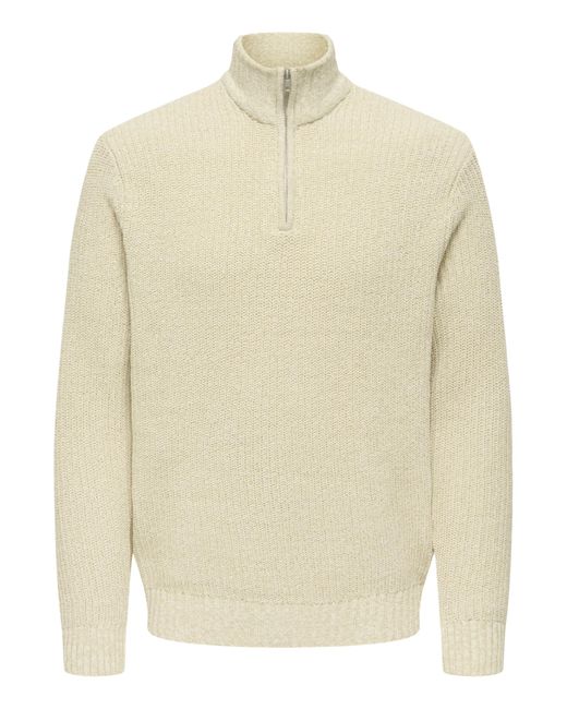 Only & Sons Pullover in Natural für Herren