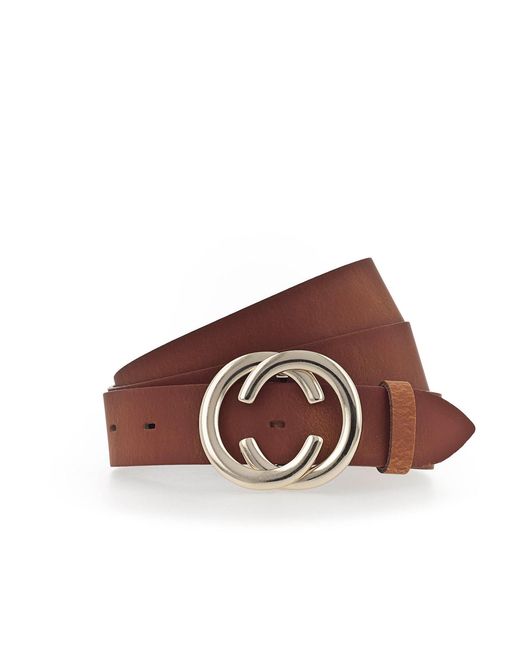 Vanzetti Brown Leder Gürtel