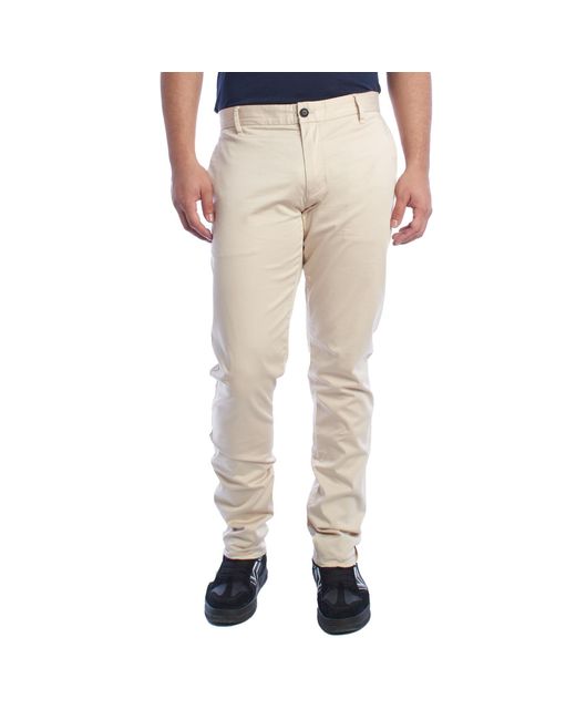 Emporio Armani Natural Slim Fit Chino Trousers 3H1P15 for men