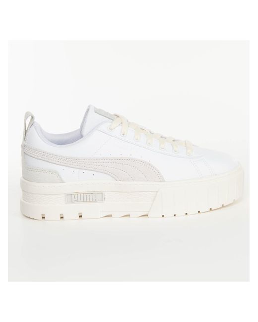 PUMA White Basket Femme Mayze Thrifted Wns