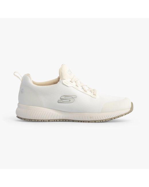 Skechers White 200051Ec/Wht Squad Sr Myton Occupational Shoes Textile for men