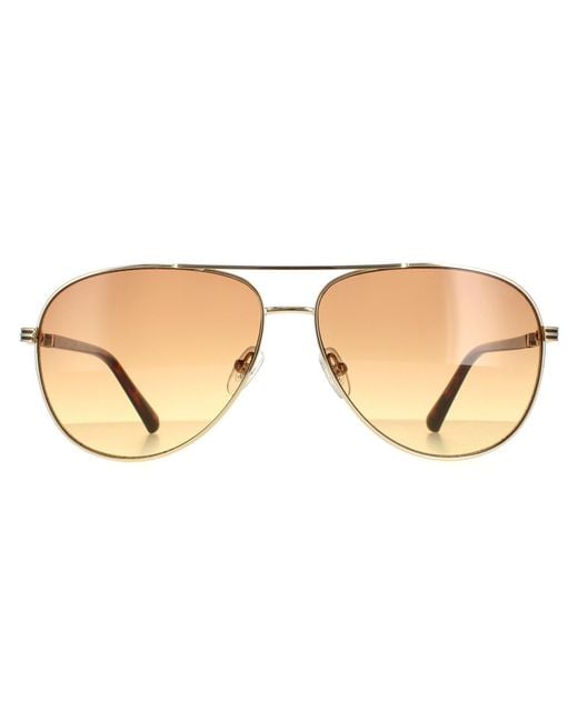 Guess Brown Aviator Gradient Gu00043 Metal (Archived) for men
