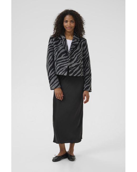 Kaffe Jas Katora Jas Oversize Fit in het Black