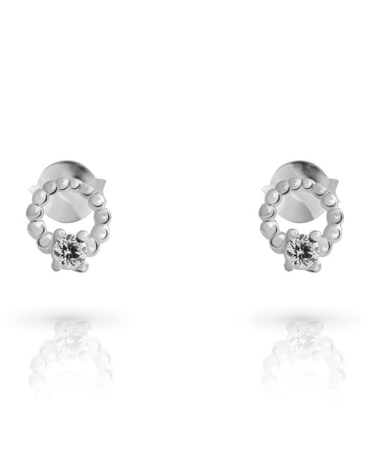 Orphelia Metallic 'Premium' 925 Sterling Stud Earrings