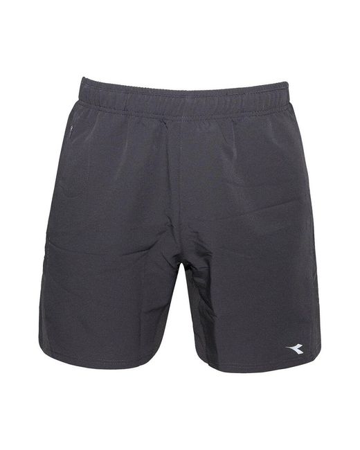 Diadora Gray Logo Shorts for men