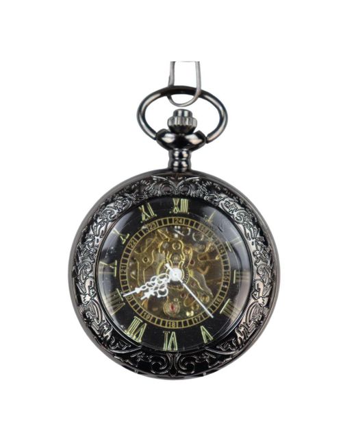TruClothing Metallic Pocket Watch Mechanical Peaky Blinders Hunter Automatic