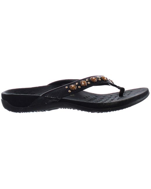 Vionic Blue Loriana Flip-Flops