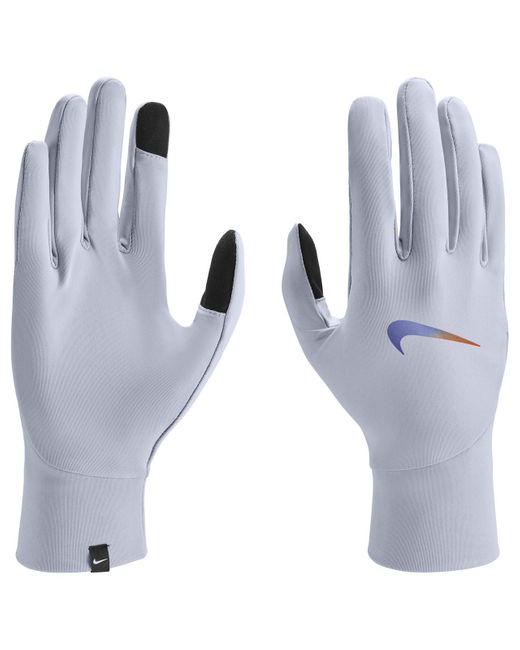 Nike Blue Pacer Lightweight Running Gloves for men