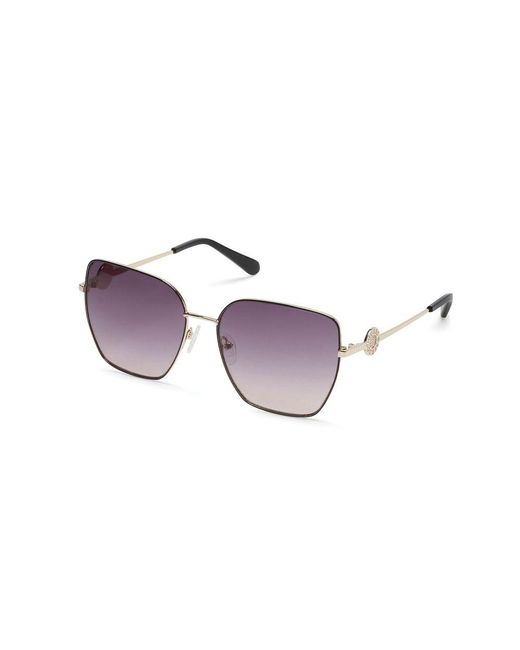 Guess Purple Metal Sunglasses