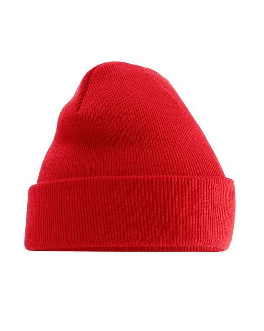 BEECHFIELD® Red "Original" Mütze Mit Bündchen