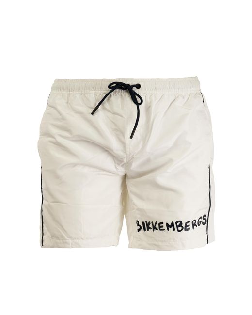 Bikkembergs Boardshort Medium in het White voor heren