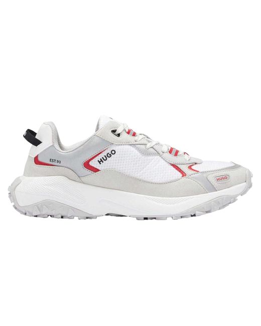HUGO Herren Sneaker "Go 1St" Logo in White für Herren
