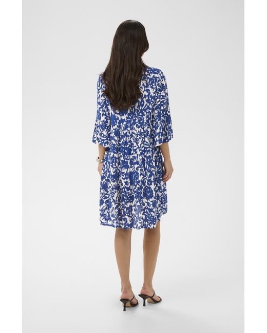 Kaffe Jurk Kaellen Jurk A-Shape in het Blue
