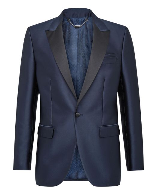 Billionaire Blazer Crest in het Blue voor heren