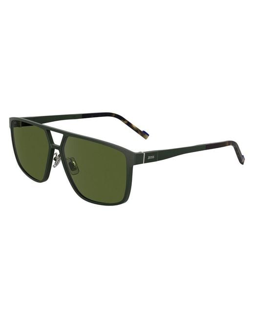 Zeiss Green Injected Sunglasses for men