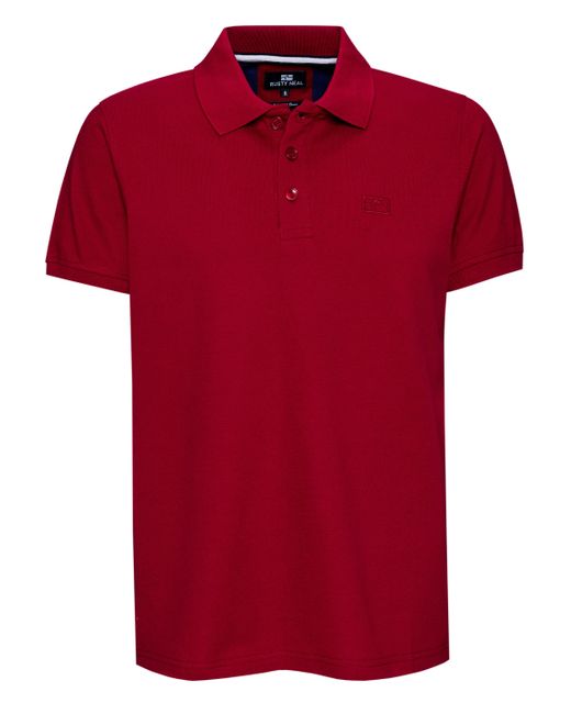 Rusty Neal Polo Pique Shirt Regular Fit in Red für Herren