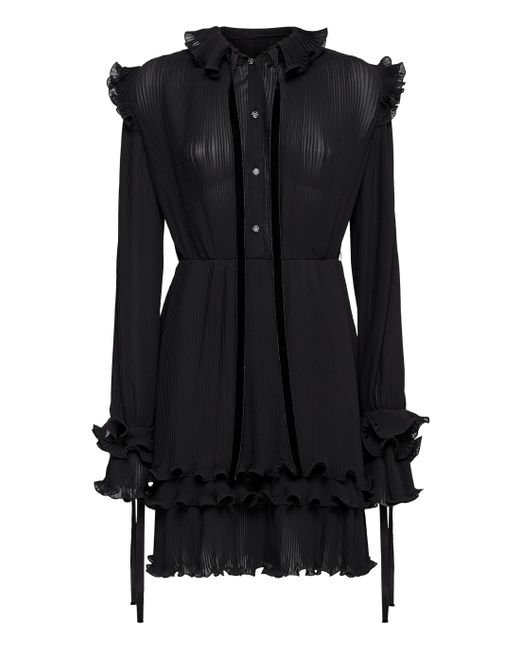 Philipp Plein Black Maxi-Kleid