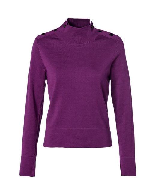 Mart Visser Purple Caroline Tensen Naples Pullover Alpenveilchen