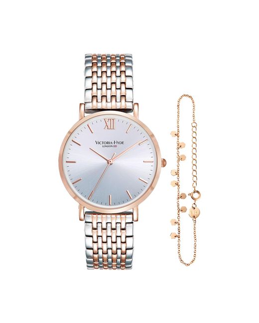 Victoria Hyde London Metallic Primrose Watches Classic Bicolor Rose