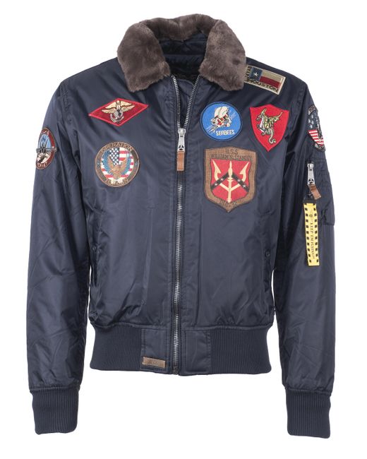 top gun Bomberjacke Tg20192047 in Blue für Herren