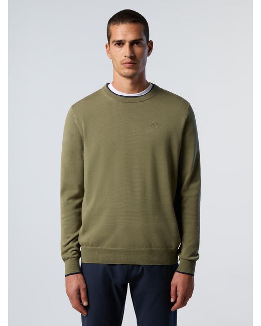 North Sails Pullover Gesticktes Logo in Green für Herren