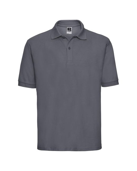 Russell Gray Adult Classic Polycotton Polo Shirt (Convoy)