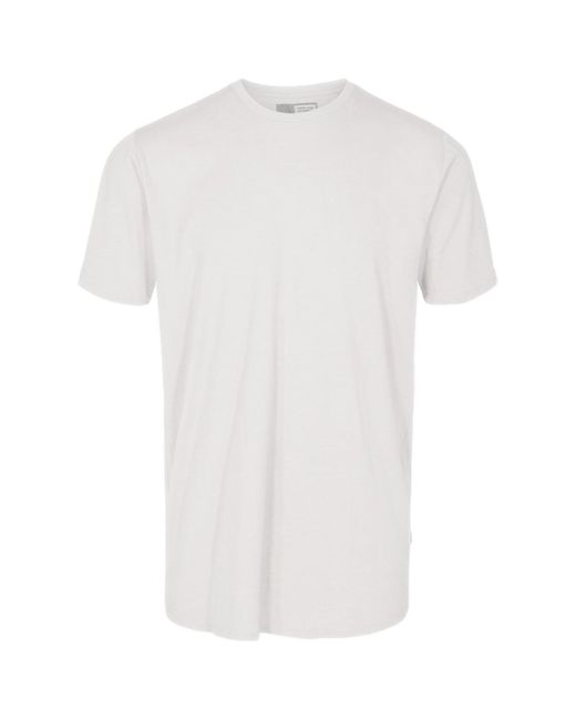 Solid Stevig. T-Shirt in het White voor heren