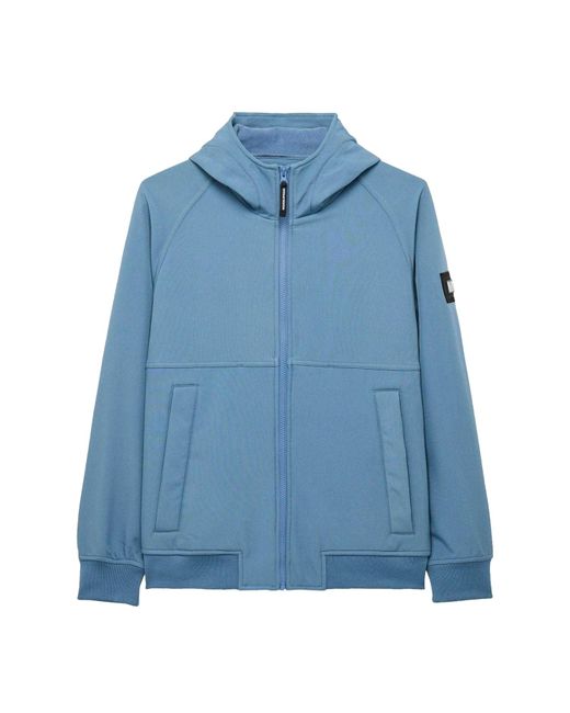 Weekend Offender Sulta Woven Softshell Bomberjack (blauw) in het Blue voor heren